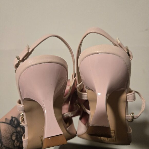 Light Nude-Pink Heels size 6.5 womens - Picture 9 of 11